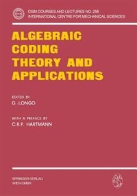 Front cover_Algebraic Coding Theory And Applications