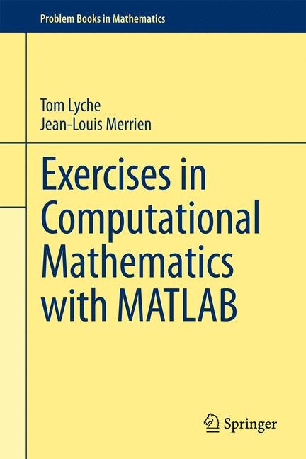 Front cover_Exercises in Computational Mathematics with MATLAB