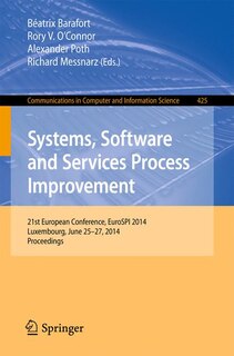 Front cover_Systems, Software and Services Process Improvement