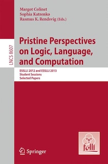 Front cover_Pristine Perspectives on Logic, Language and Computation