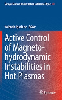 Couverture_Active Control of Magneto-hydrodynamic Instabilities in Hot Plasmas