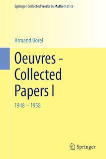 Front cover_Oeuvres - Collected Papers I