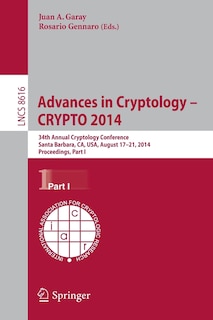 Couverture_Advances In Cryptology - Crypto 2014