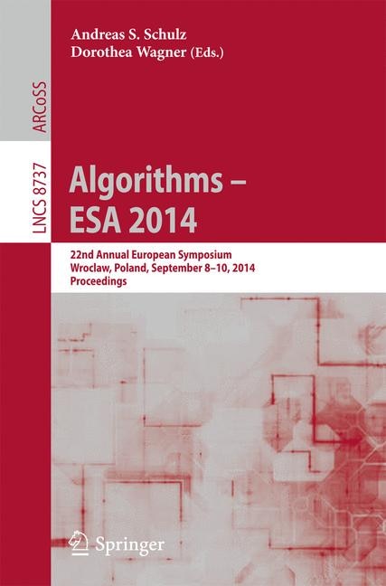 Front cover_Algorithms - ESA 2014