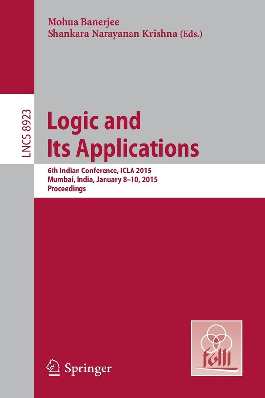 Front cover_Logic and Its Applications