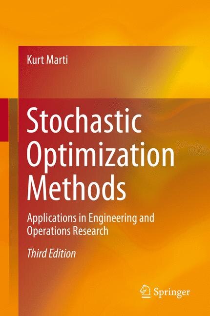 Front cover_Stochastic Optimization Methods
