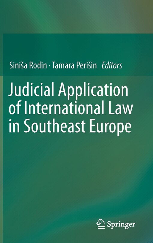 Front cover_Judicial Application of International Law in Southeast Europe
