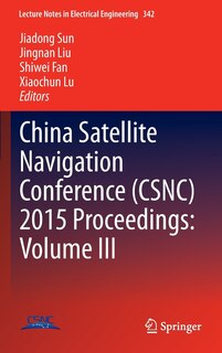 Front cover_China Satellite Navigation Conference (csnc) 2015 Proceedings