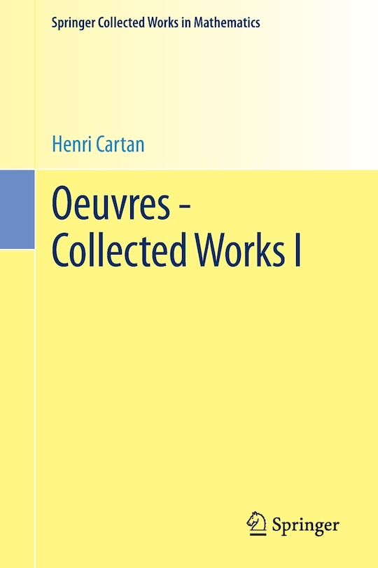 Front cover_Oeuvres - Collected Works I