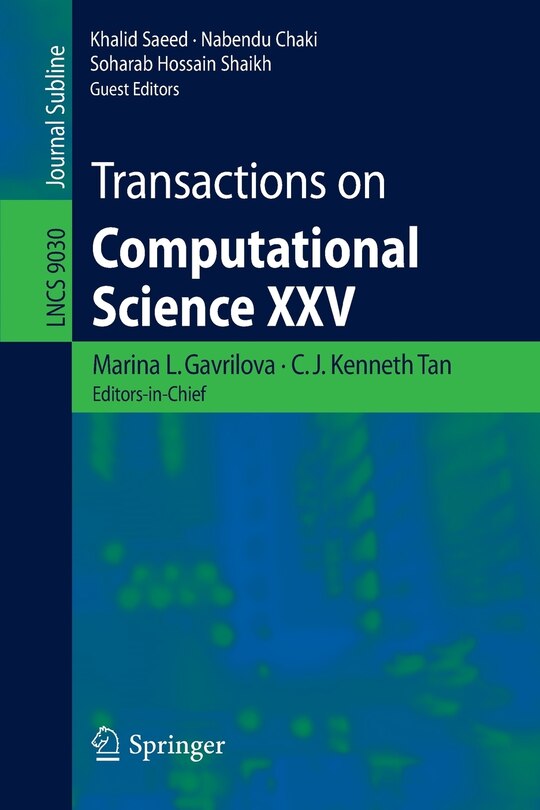 Couverture_Transactions on Computational Science XXV