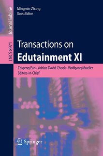 Front cover_Transactions on Edutainment XI