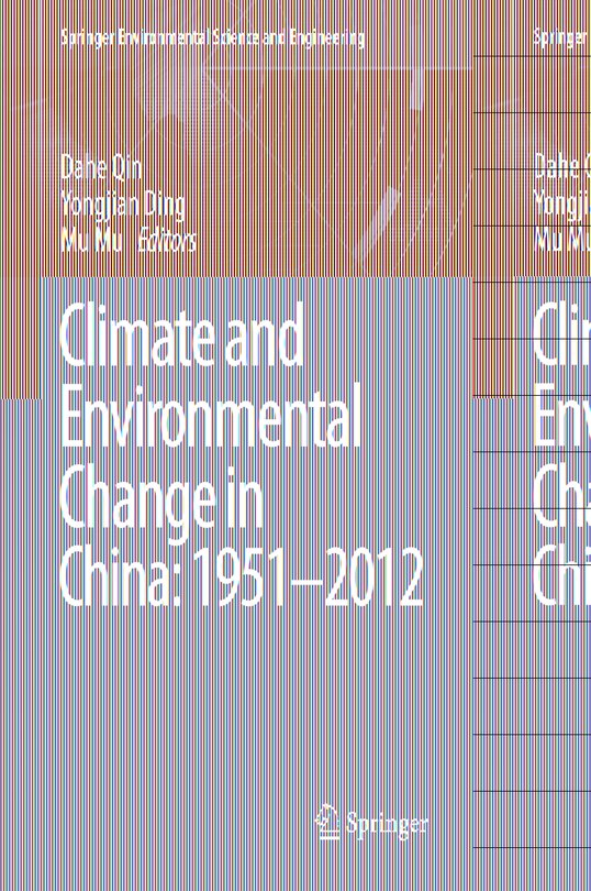 Front cover_Climate And Environmental Change In China