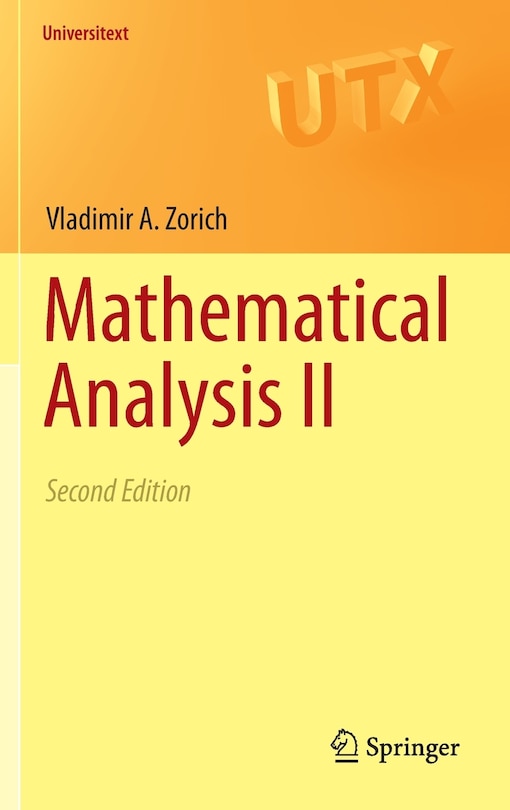 Couverture_Mathematical Analysis Ii