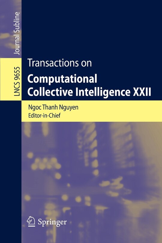 Front cover_Transactions On Computational Collective Intelligence Xxii