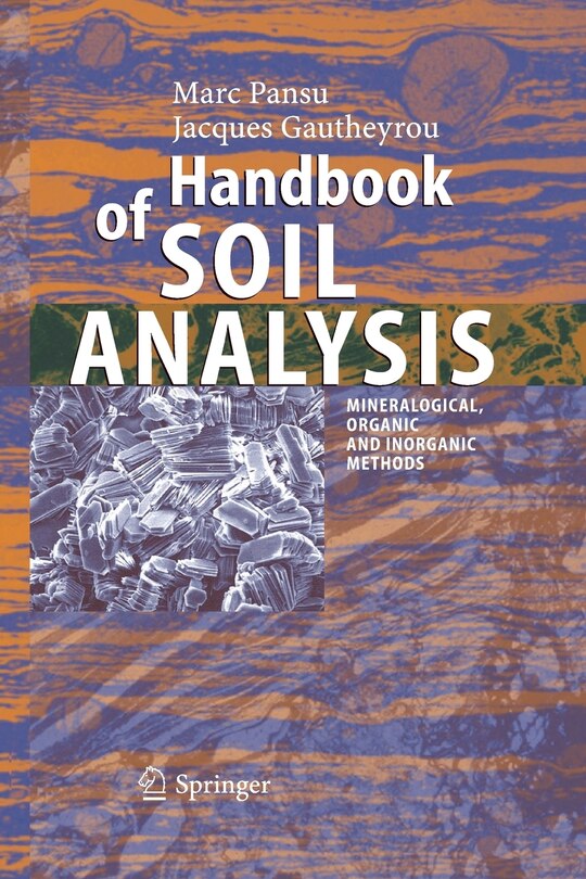Front cover_Handbook Of Soil Analysis