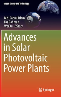 Couverture_Advances In Solar Photovoltaic Power Plants