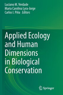 Couverture_Applied Ecology And Human Dimensions In Biological Conservation