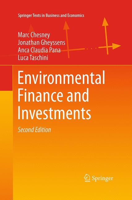 Front cover_Environmental Finance And Investments