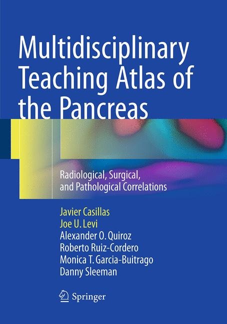 Front cover_Multidisciplinary Teaching Atlas Of The Pancreas
