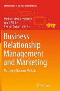 Front cover_Business Relationship Management And Marketing