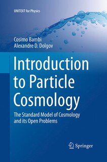 Front cover_Introduction To Particle Cosmology