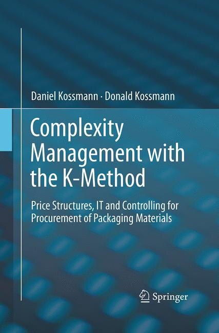 Front cover_Complexity Management With The K-method