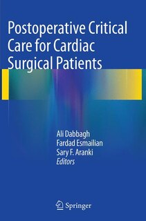 Couverture_Postoperative Critical Care For Cardiac Surgical Patients