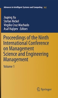 Couverture_Proceedings Of The Ninth International Conference On Management Science And Engineering Management