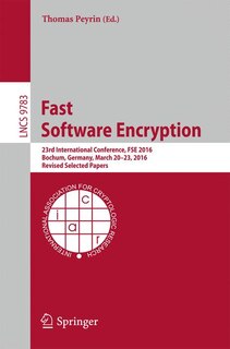 Front cover_Fast Software Encryption