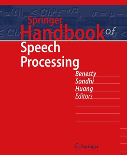 Front cover_Springer Handbook Of Speech Processing