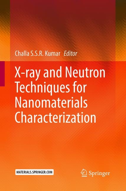 Couverture_X-ray And Neutron Techniques For Nanomaterials Characterization