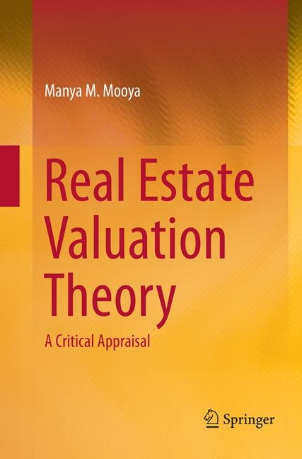 Front cover_Real Estate Valuation Theory