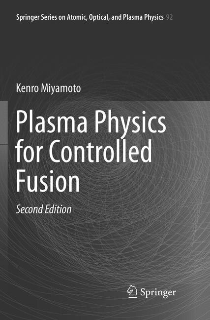 Couverture_Plasma Physics For Controlled Fusion