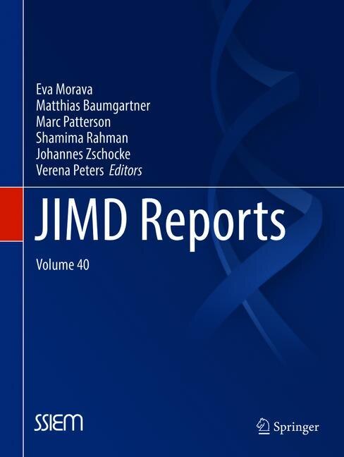 Front cover_Jimd Reports, Volume 40