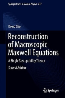 Couverture_Reconstruction Of Macroscopic Maxwell Equations