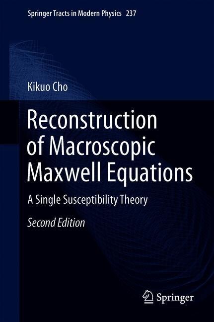 Couverture_Reconstruction Of Macroscopic Maxwell Equations