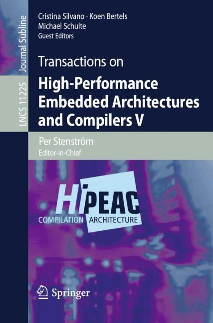 Front cover_Transactions On High-performance Embedded Architectures And Compilers V