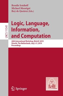 Front cover_Logic, Language, Information, And Computation
