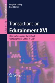 Front cover_Transactions On Edutainment Xvi