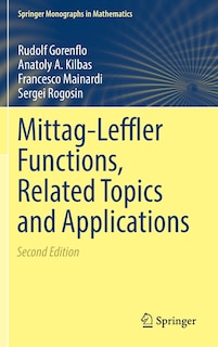Front cover_Mittag-leffler Functions, Related Topics And Applications
