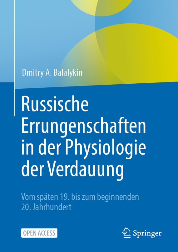 Front cover_Russische Errungenschaften In Der Physiologie Der Verdauung