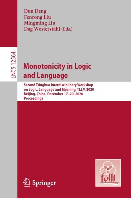 Front cover_Monotonicity in Logic and Language