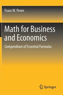 Couverture_Math For Business And Economics