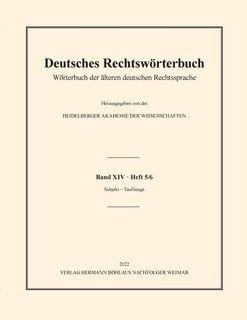 Couverture_Deutsches Rechtswörterbuch