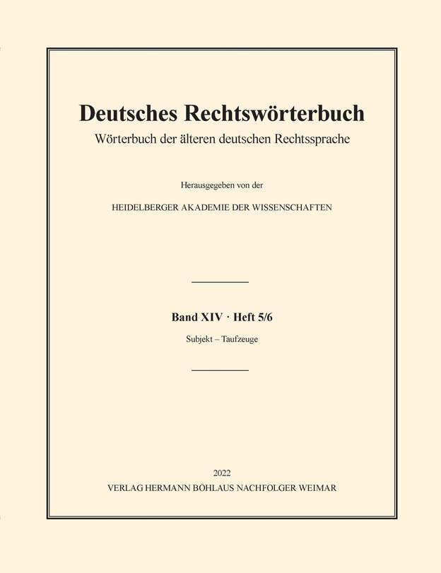 Couverture_Deutsches Rechtswörterbuch