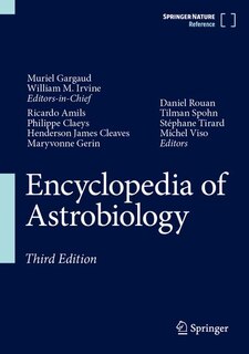 Couverture_Encyclopedia Of Astrobiology