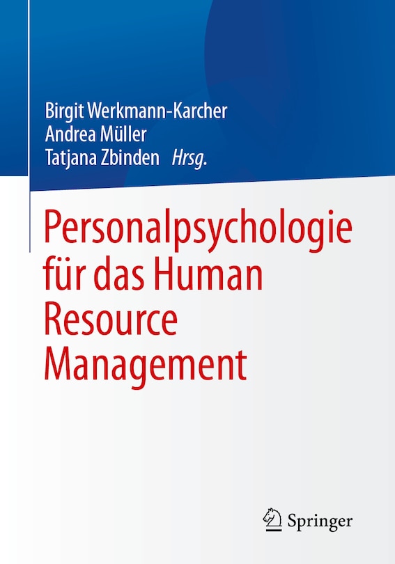 Front cover_Personalpsychologie Für Das Human Resource Management