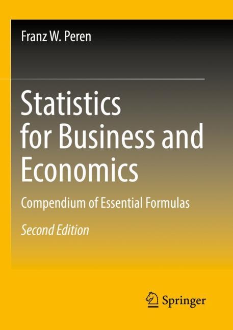 Front cover_Statistics for Business and Economics