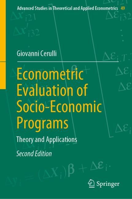 Couverture_Econometric Evaluation of Socio-Economic Programs