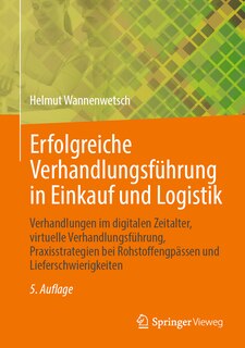 Couverture_Erfolgreiche Verhandlungsführung in Einkauf Und Logistik